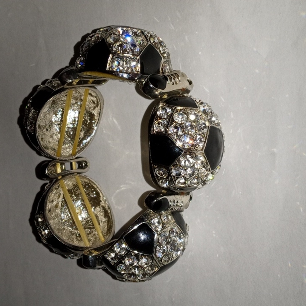 Cute soccer ball stretch bracelet!!